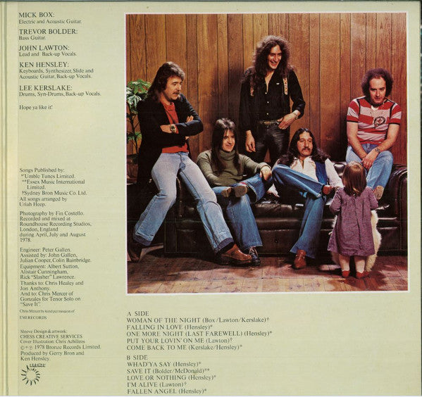 Uriah Heep : Fallen Angel (LP, Album, Gat)
