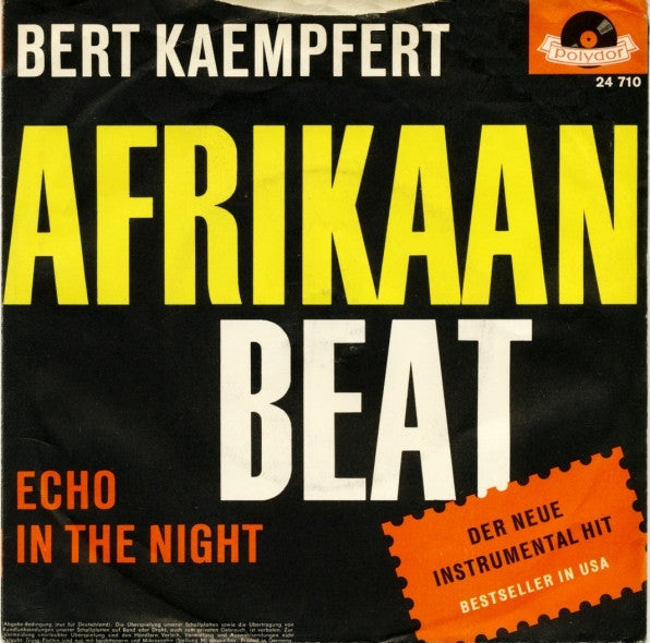 Bert Kaempfert : Afrikaan Beat (7", Single, Mono)