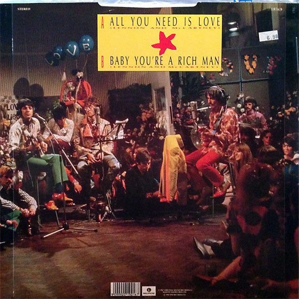 The Beatles : All You Need Is Love (12", Single, RE)