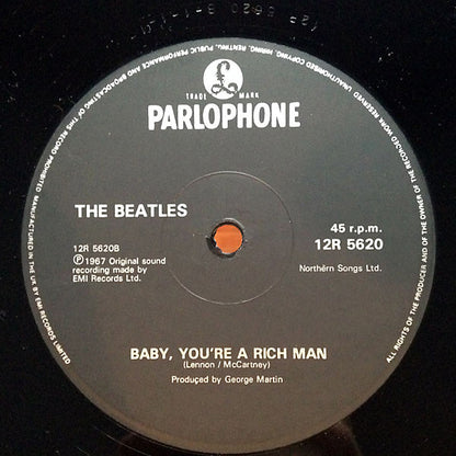 The Beatles : All You Need Is Love (12", Single, RE)