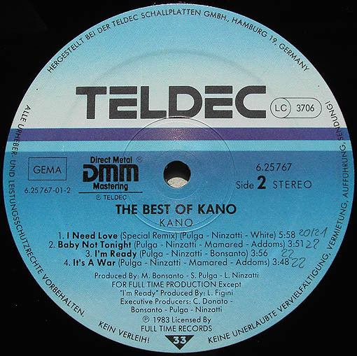 Kano : The Best Of Kano (LP, Comp, DMM)