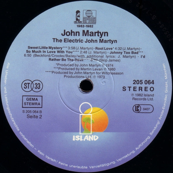 John Martyn : The Electric John Martyn (LP, Comp)