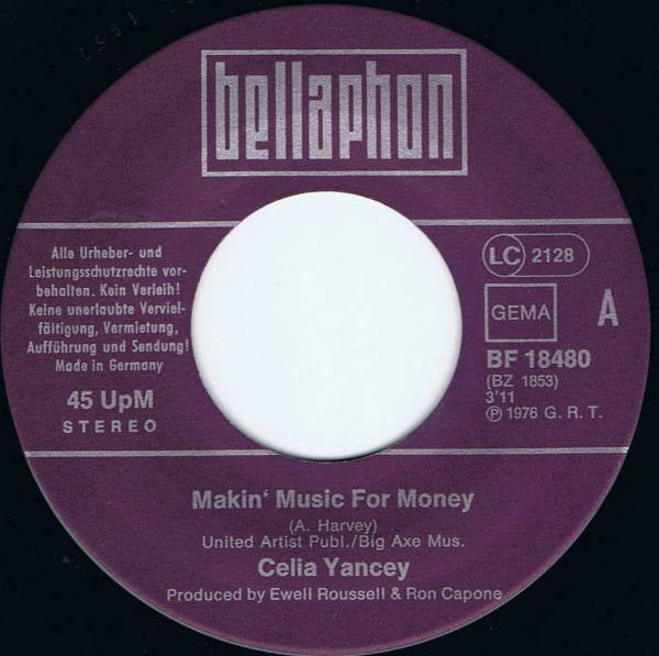 Yancey* : Makin' Music For Money (7", Single)