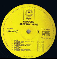 Redbone : Already Here (LP, Album, Gat)