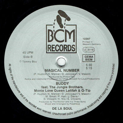 De La Soul : The Magic Number / Buddy (12")