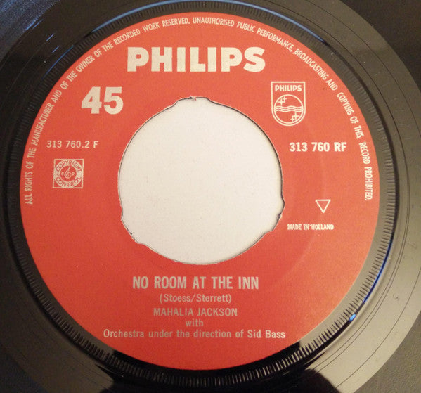Mahalia Jackson : Silent Night, Holy Night (7")