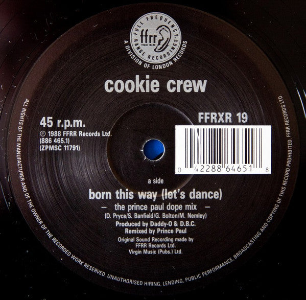 Cookie Crew* : Born This Way (Remix) (12")