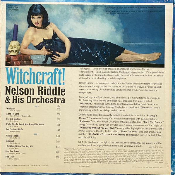 Nelson Riddle And His Orchestra : Witchcraft! (LP, Album, Comp, Mono, RE)