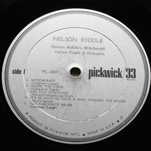 Nelson Riddle And His Orchestra : Witchcraft! (LP, Album, Comp, Mono, RE)