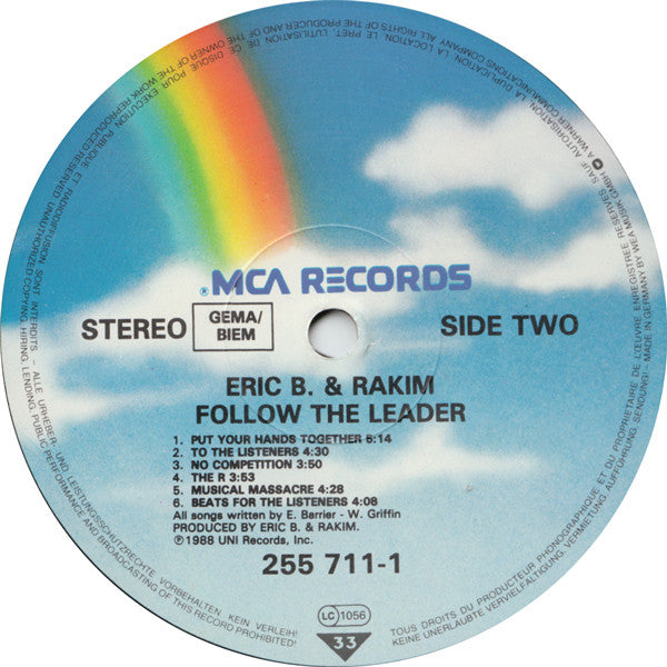 Eric B. & Rakim : Follow The Leader (LP, Album)