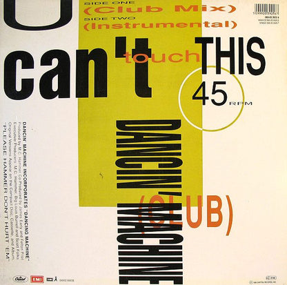 M.C. Hammer* : U Can't Touch This (12")
