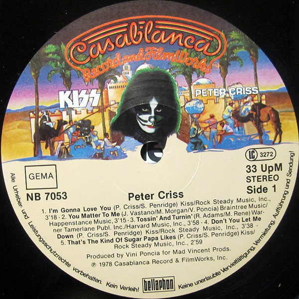 Kiss, Peter Criss : Peter Criss (LP, Album)