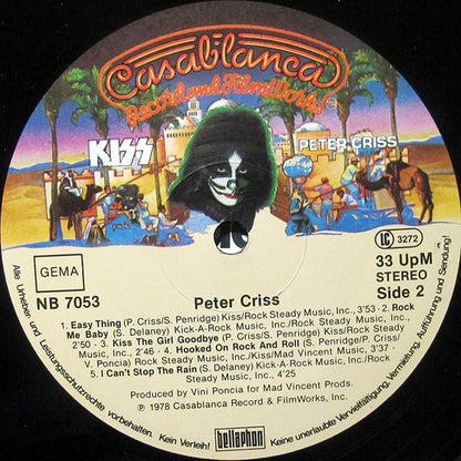 Kiss, Peter Criss : Peter Criss (LP, Album)