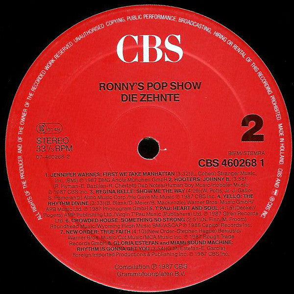 Various : Ronny's Pop Show - Die Zehnte (2xLP, Comp)