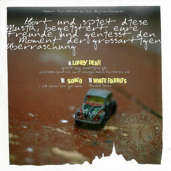 Various : Haldern Pop & Der Rolling Stone - Verspielt & Feierlich Tour 2008 (7")