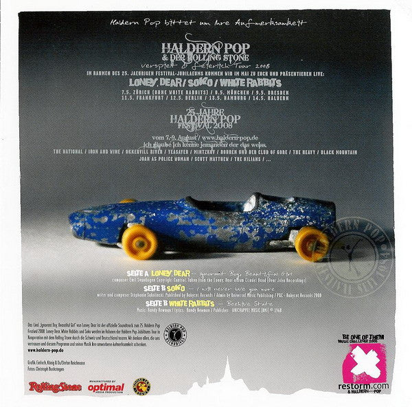 Various : Haldern Pop & Der Rolling Stone - Verspielt & Feierlich Tour 2008 (7")