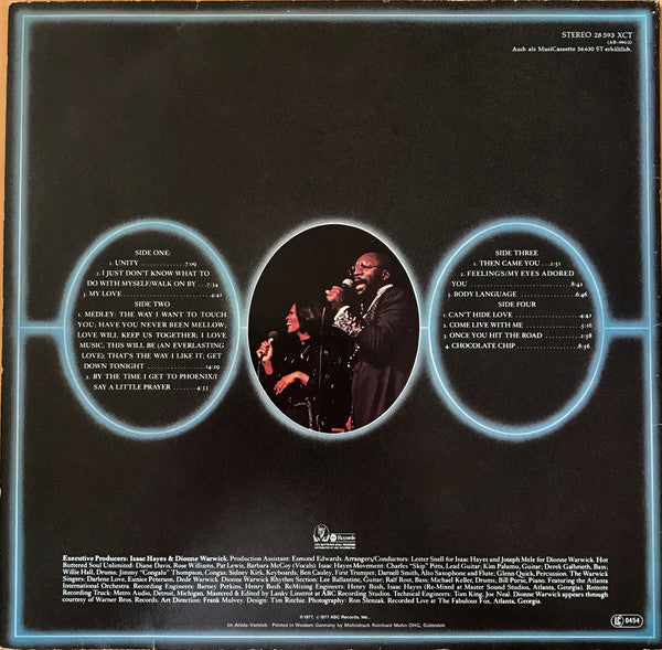 Isaac Hayes & Dionne Warwick : A Man And A Woman (2xLP, Album)