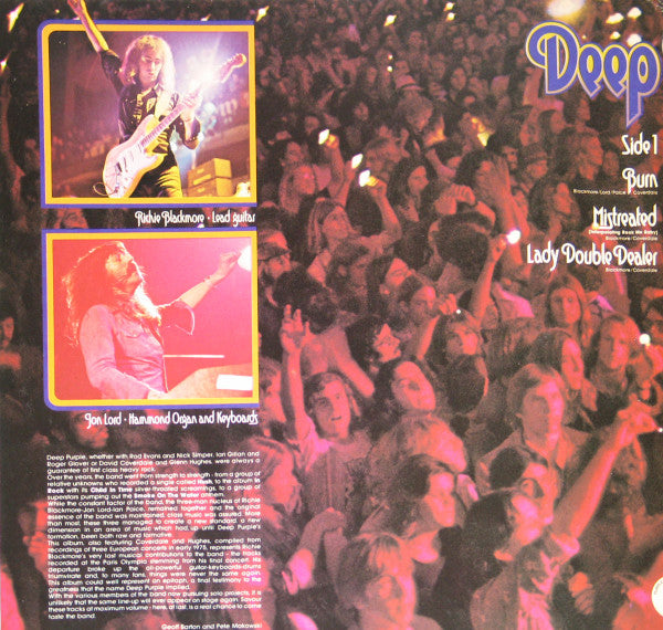 Deep Purple : Made In Europe (LP, Album, Gat)