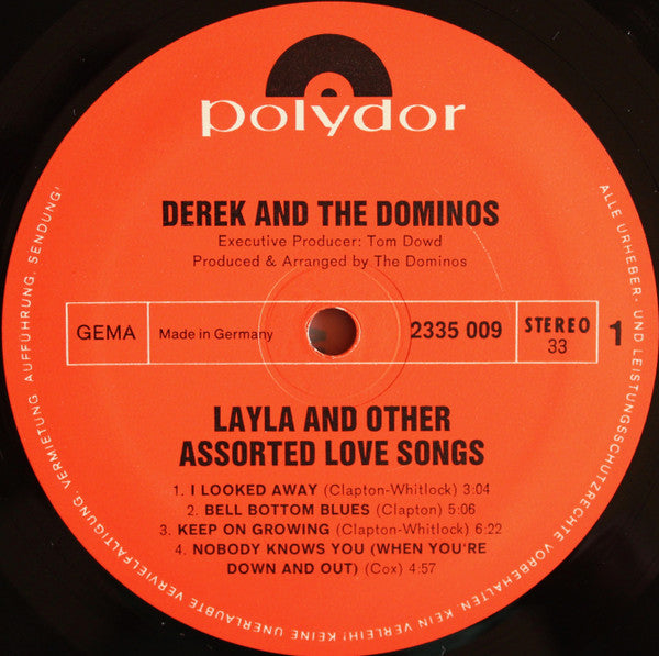 Derek & The Dominos : Layla And Other Assorted Love Songs (2xLP, Album, RP)