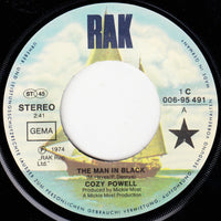 Cozy Powell : The Man In Black (7", Single)