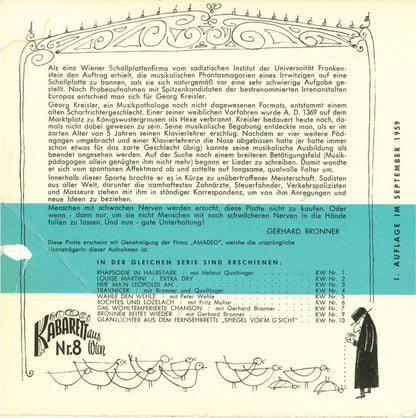 Georg Kreisler : Das Beste Aus Kreisler's Digest (7")