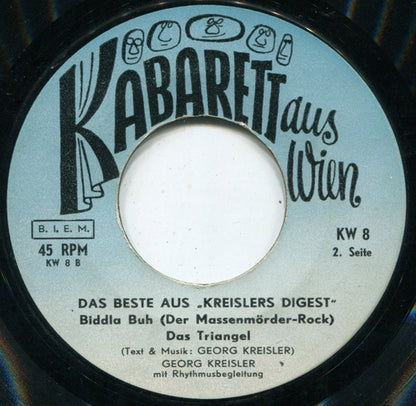 Georg Kreisler : Das Beste Aus Kreisler's Digest (7")