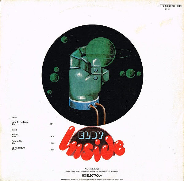 Eloy : Inside (LP, Album, RP, Gat)