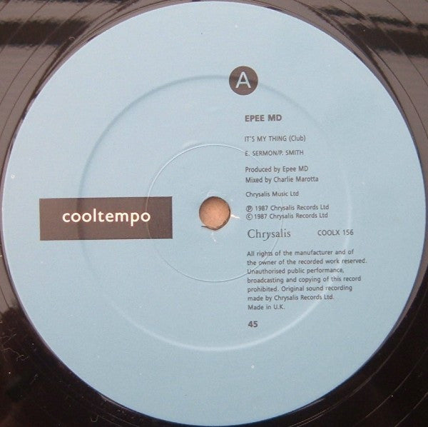 EPEE MD* : It's My Thing (12")