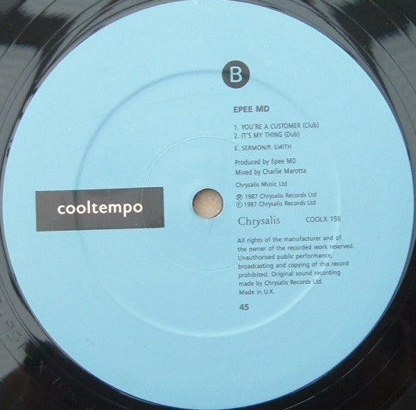EPEE MD* : It's My Thing (12")