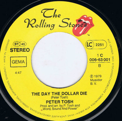 Peter Tosh : Buk-In-Hamm Palace (7", Single)