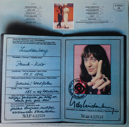 Udo Lindenberg Und Das Panik Orchester* : Panik-Udo (LP, Comp)