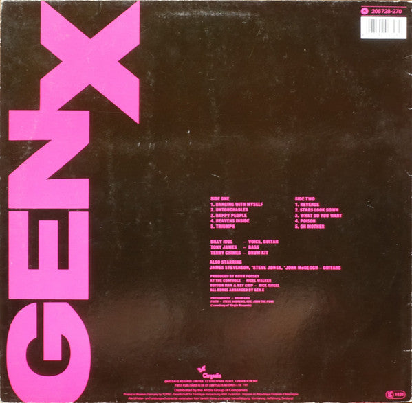 Gen X* : Kiss Me Deadly (LP, Album, RP)