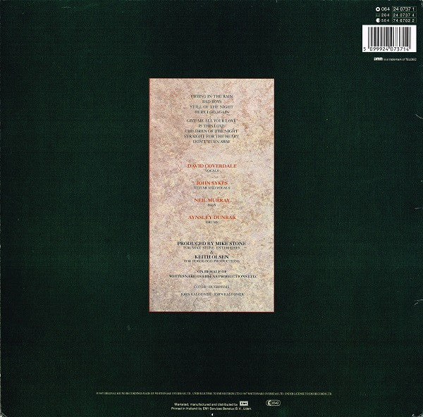 Whitesnake : 1987 (LP, Album)