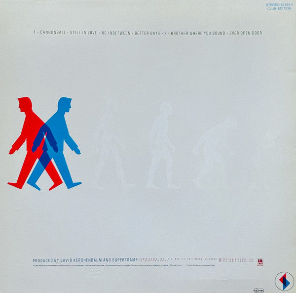 Supertramp : Brother Where You Bound (LP, Album, Club)