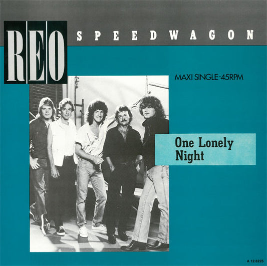 REO Speedwagon : One Lonely Night (12", Maxi)