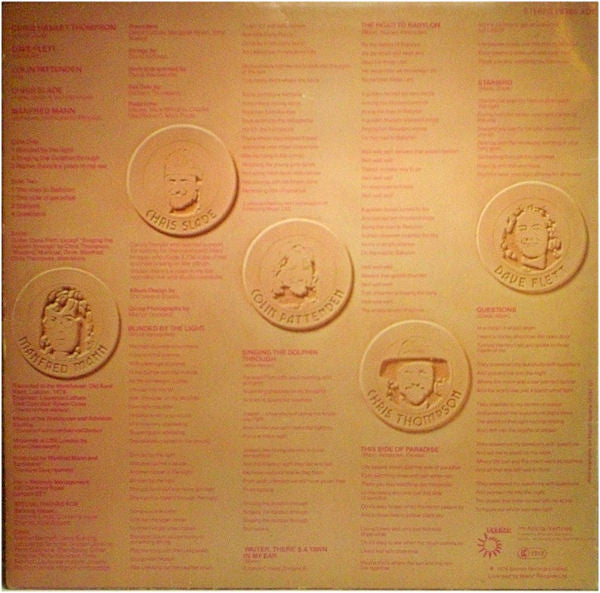 Manfred Mann's Earth Band : The Roaring Silence (LP, Album, RE)