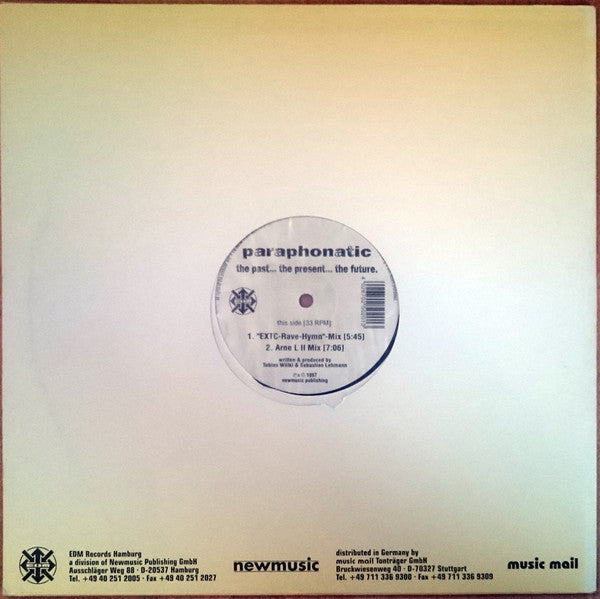 Paraphonatic : The Past...The Present...The Future (12")