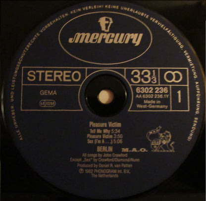 Berlin : Pleasure Victim (LP, Album)