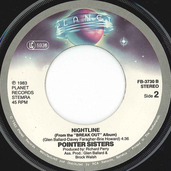 Pointer Sisters : Automatic (7", Single)