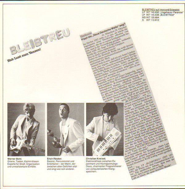 Bleibtreu : Bleibtreu (LP, Album)