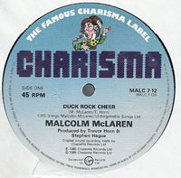 Malcolm McLaren : Duck Rock Cheer (12")