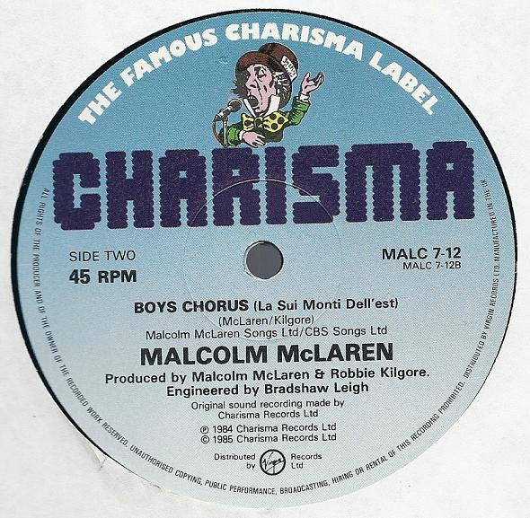 Malcolm McLaren : Duck Rock Cheer (12")