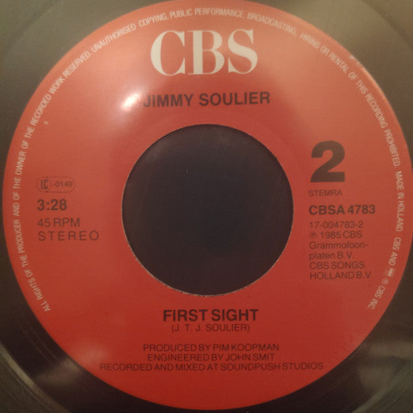 Jimmy Soulier* : First Sight (7")