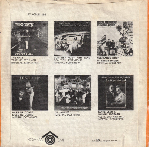The Continental Uptight Band : On The Ride (You Do It Once, You Do It Twice) (7", Single)