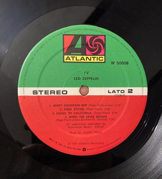 Led Zeppelin : Led Zeppelin IV (LP, Album, RE, Gat)