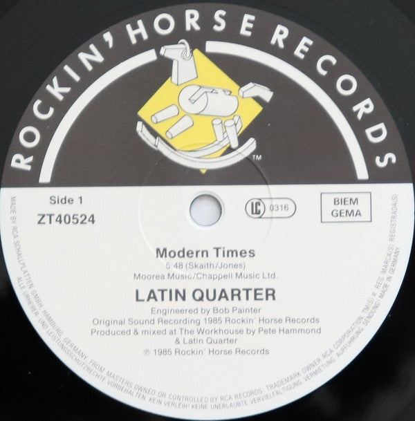 Latin Quarter : Modern Times (12", Maxi)