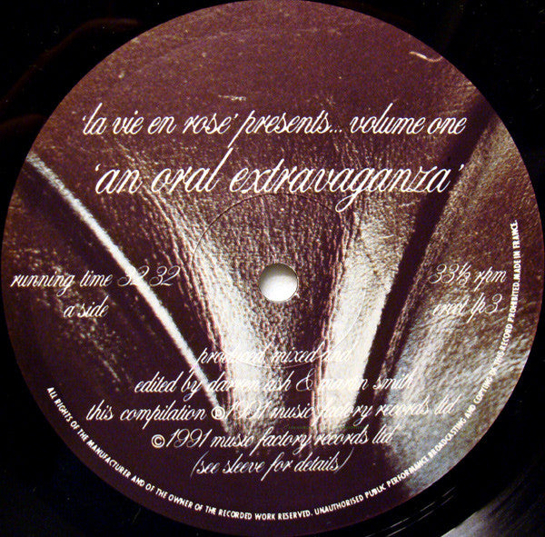 'La Vie En Rose' Presents Various : 'La Vie En Rose' Presents... Volume One (LP, Comp, Mixed)