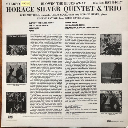 The Horace Silver Quintet & The Horace Silver Trio : Blowin' The Blues Away (LP, Album, RE, RM, DMM)