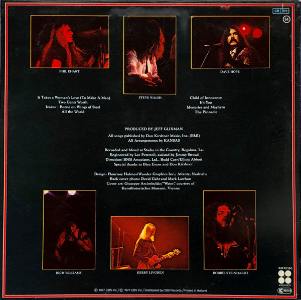 Kansas (2) : Masque (LP, Album)
