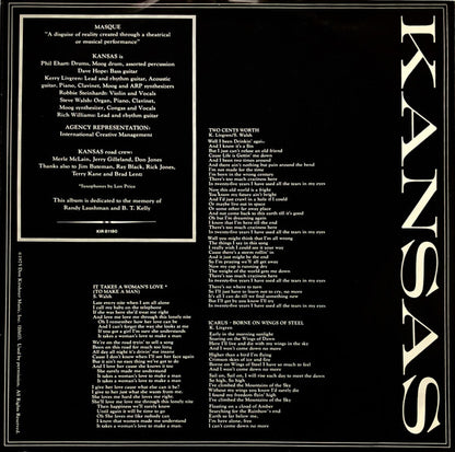 Kansas (2) : Masque (LP, Album)